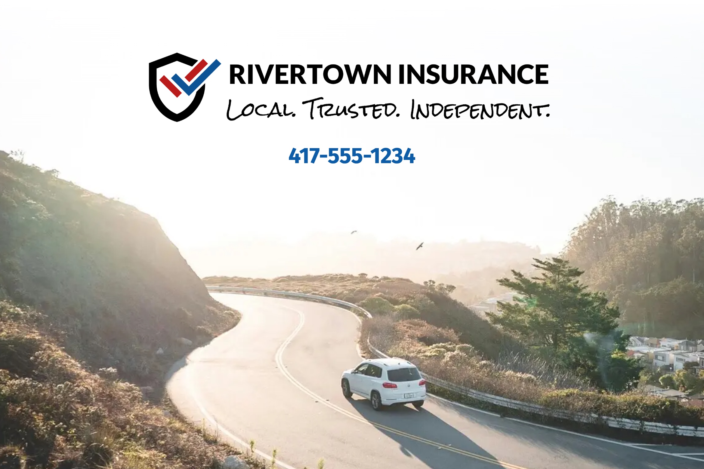 Screentshot of Rivertown Insurance website